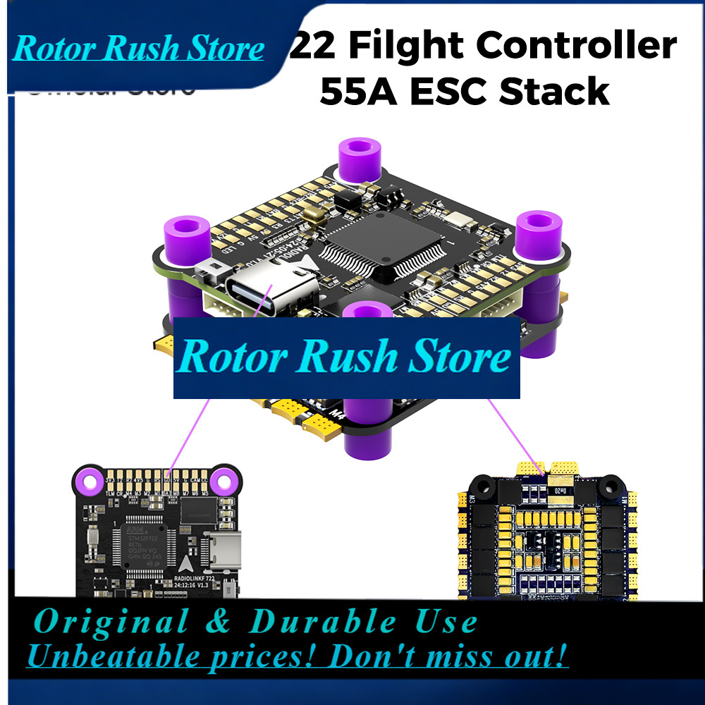 RoRusRadiolink F722 Flight Con - Betaflight Fc F7 ulasan dan harga