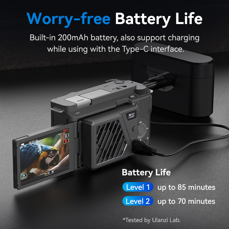 Ulanzi CA25 Camera Cooling Sys - Canon Camera Eos R8 ulasan dan harga