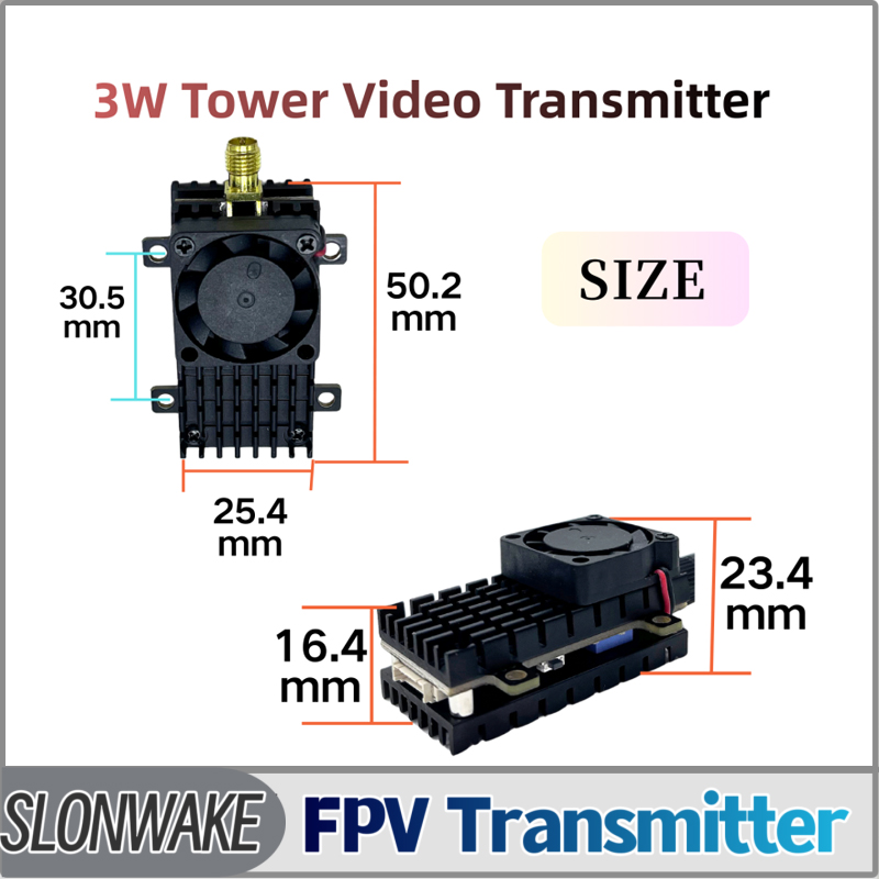 SLONWAKE 5.8G 3000mW Simulatio - Fpv Drone Frame ulasan dan harga